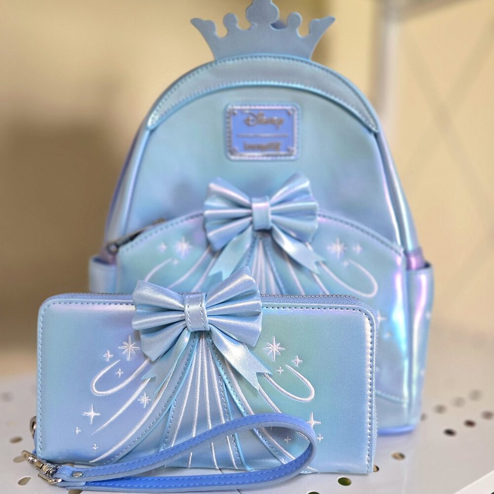 Loungefly Cinderella Exclusive 75th Anniversary Mini Backpack and Wallet